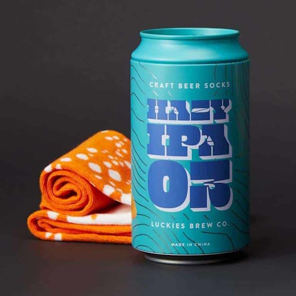 Luckies Craft Beer Socks Ale - Hazy IPA