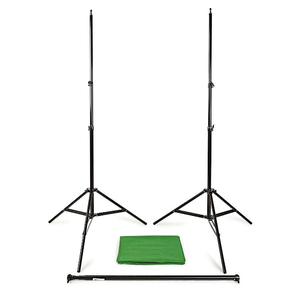 Nedis Photo Studio Backdrop Set 1.90x2.95 incl. Tripods