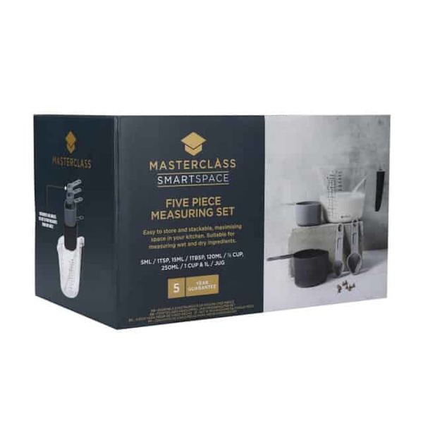 MasterClass Smart Space Measuring Spoon, Cup &amp; Jug Set 5pcs.