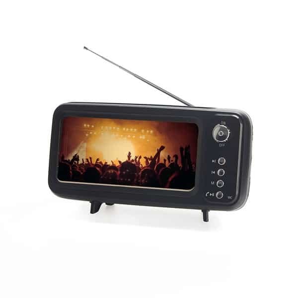 Balvi Smartphone Holder & Bluetooth Speaker Retro TV