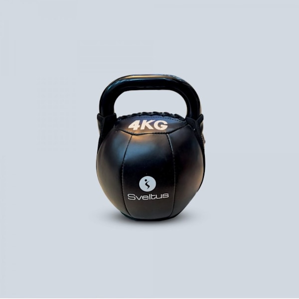 Sveltus Blød Kettlebell PU Sort - 4 kg