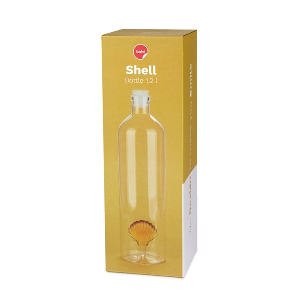 Balvi Bottle 1.2L Atlantis Shell - Yellow