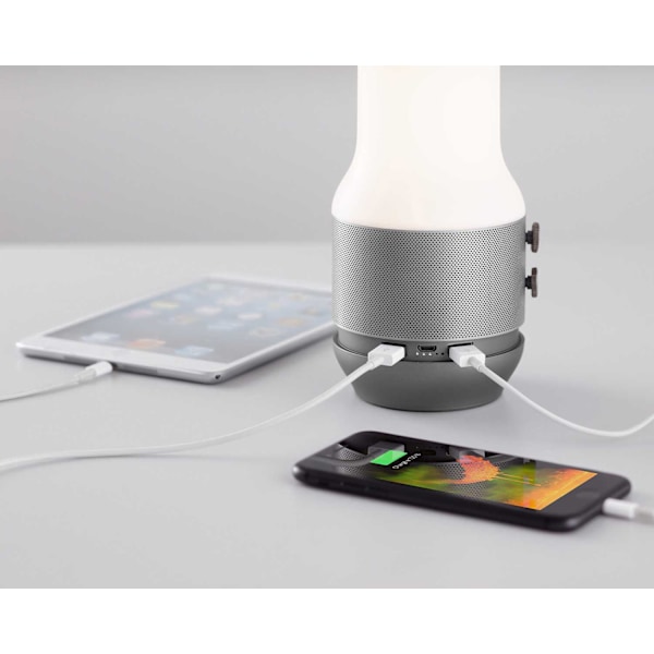 Lexon Design TERRACE LED Lantern &amp; BT Speaker - Titanium