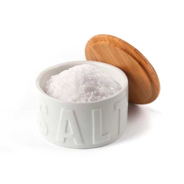 Balvi Flake Salt Cellar - Bamboo/Ceramic