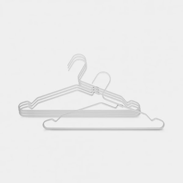 Brabantia Aluminium Clothes Hangers Set - 4pcs. Black