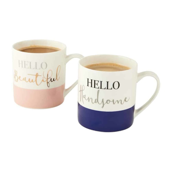 Creative Tops Ava &amp; I His And Hers Set Of 2 Can Mugs