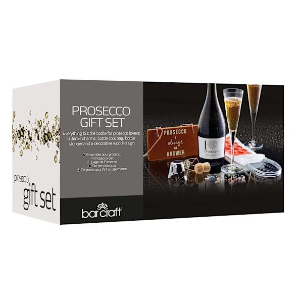 BarCraft Yhdeksän Kappaleen Prosecco Lahjasetti