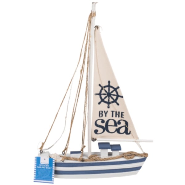 Out of the Blue Wooden Sailing Boat with 11 LED