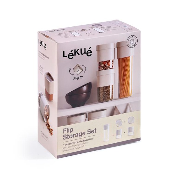 Lékué Flip Storage Set - Green