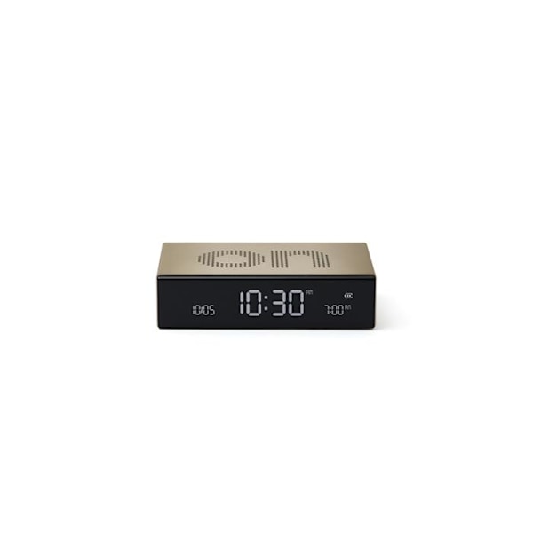 Lexon Design Flip + Premium Alarm Clock Mint
