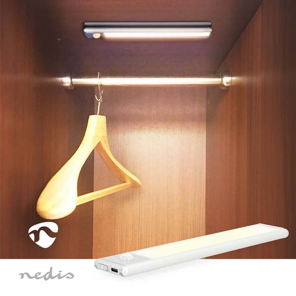 Nedis LED Cabinet Light 110lm | Rechargeable | Motion Sensor