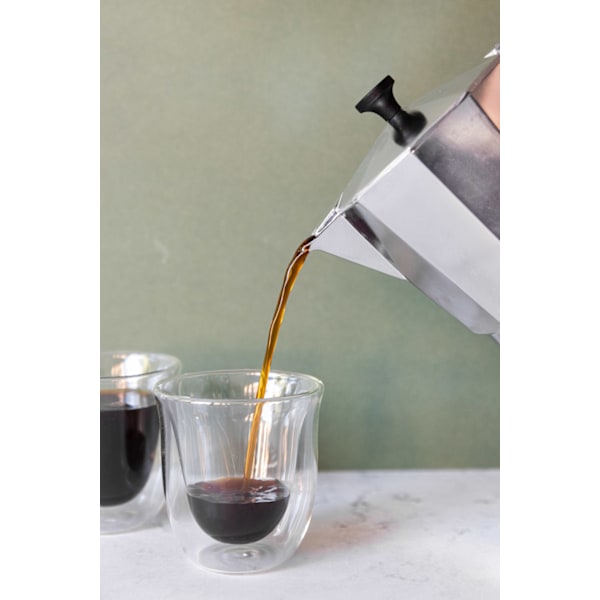 La Cafetière Venetsia Alumiininen Espresso-Keitin 6-Kupin - Hopea
