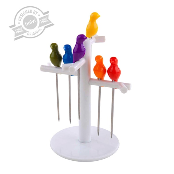 Balvi Snackfork Birdies Set 6pcs.
