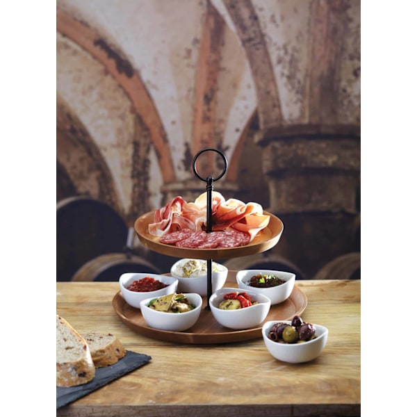 Artesà Appetiser Two Tier Serving Set