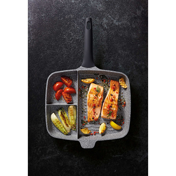 MasterClass Cast Aluminium Three Section Grill Pan