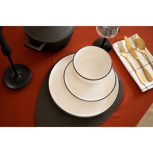 Mikasa Limestone Porcelain Dinner Set - 12pcs - White