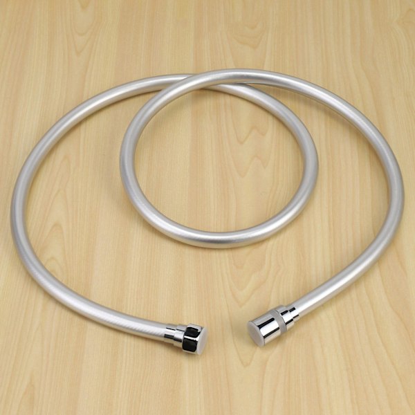 3x PVC Högtryckstjockning Anti-lindning Slät Duschsslang För Bad Handhållen Duschhuvud Flexi