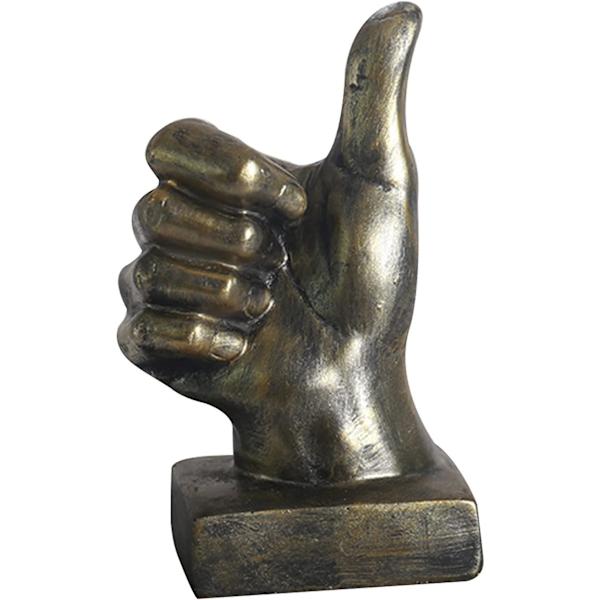 Håndskulptur Dekor Harpiks Finger Skrivebordsstatuer, Håndlaget Borddekorasjon Harpiks Fingergest