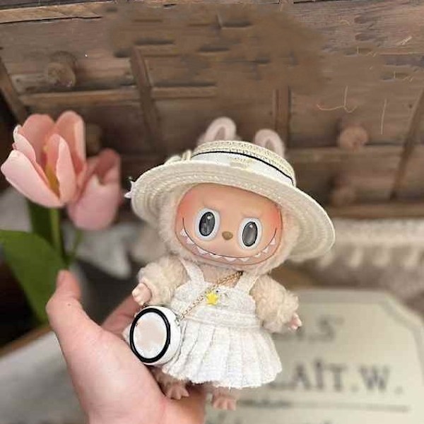 [HH] Labubu Klädset Labubu Designer Dio Kjol Anpassning Tillhör Din Labubu CC Package