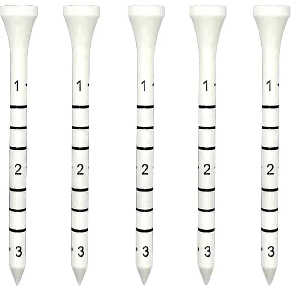 HA~Golfträpeggar 3 1/4 tum 100-pack Mätpeggar, 3,25 \" höga golfträpeggar (83 mm)
