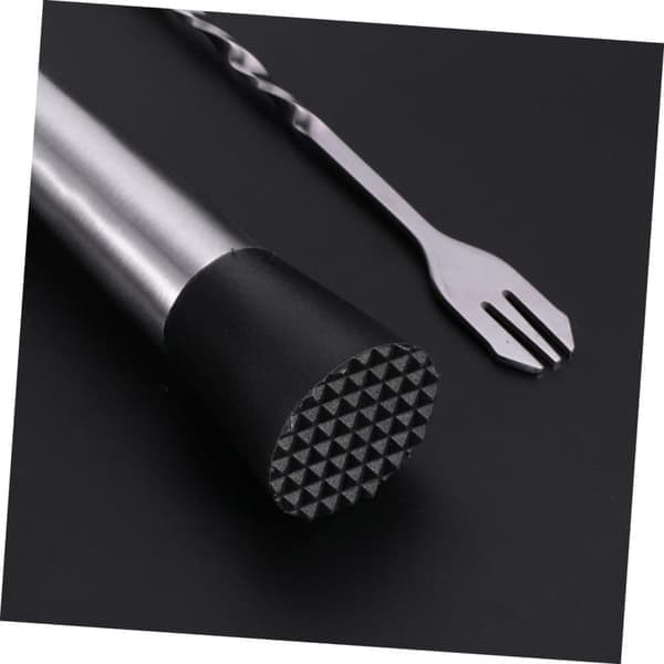 Cocktail sæt Dubbel shaker 750ml Rustfrit stål Sølv 4 dele