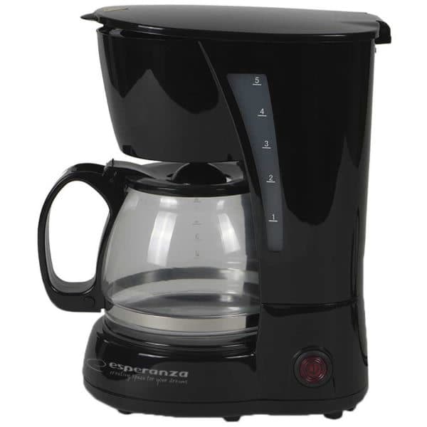 Esperanza - Kaffemaskine med Indbygget Kaffefilter - 0,6 L Sort