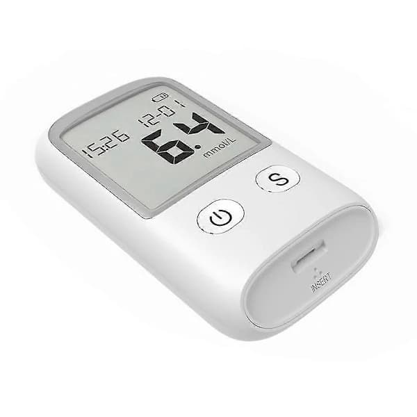 Hemoglobinmåler Hemoglobin Testsett Glukometer Måler Blodsukker, 50 Tester - På Lager