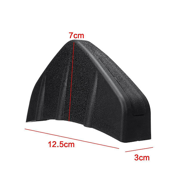 8 st Universal Car Rear Bumper Lip Diffuser Shark Fin Style Car Back Bumper Spoiler Lip Splitter