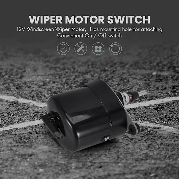 12v Universal Vindrutetorkarmotor för Willys Traktor