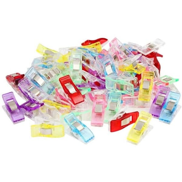 200 stk Multifunksjonelle syklips for quilting, håndverk, erstatter syknapper