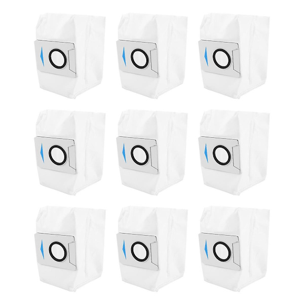 10 st dammsugarpåsar för Deebot X1 Omni Turbo robotdammsugare