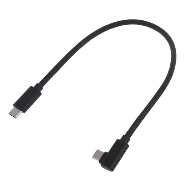 1-pakning 100W USB C til USB C-kabel Type C til Type C Ladekabel 15cm/30cm Albue 30cm