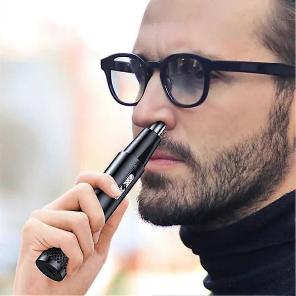 Elektrisk Nesehårstrimmer Dame Nesehårbarbermaskin Nesebor Barbering Whiterazor Whiterazor