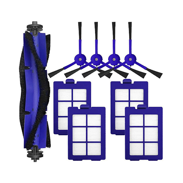 Reservedele til Robovac X8 Hybrid Robotstøvsuger, reservedele, tilbehør, hovedsidebørste, Hepa