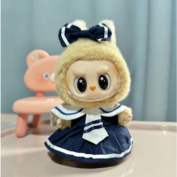 [HH] Söt Labubu Hänge Klädbyte Blind Box Dockkläder Trendiga Kläder Klä upp Dockor Spel Grossist 5cm*5cm 8