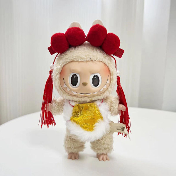 [HH] Kawaii Kläder Outfit Tillbehör för Kpop Labubu Idol Dockor Overall Set Kläder 28