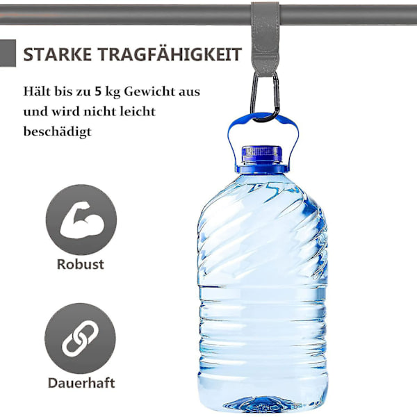 2 st barnvagnskrokar, shoppingkrokar, barnvagnsväskekrokar, barnvagnskrokar med kardborreband, universell passform