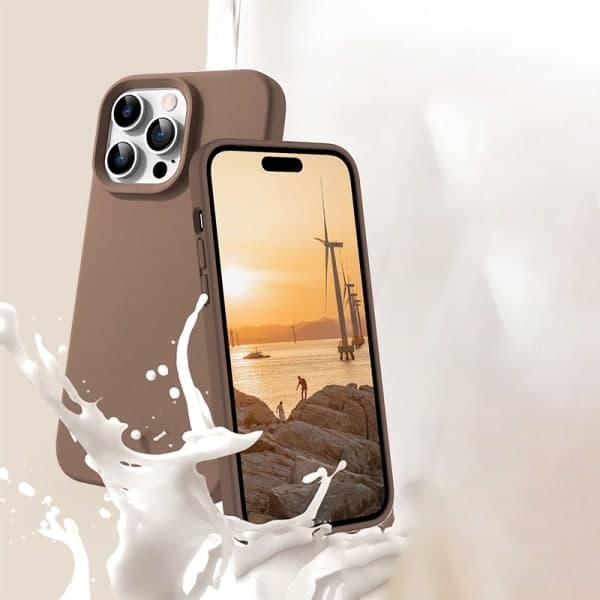 Flydende silikoneetui iPhone-serien til iPhone 14 Pro