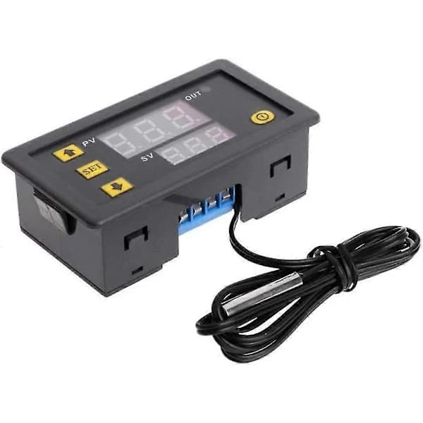 24V 20A W3230 LCD Digital Termostat Kontroller Regulator Højtemperaturalarm
