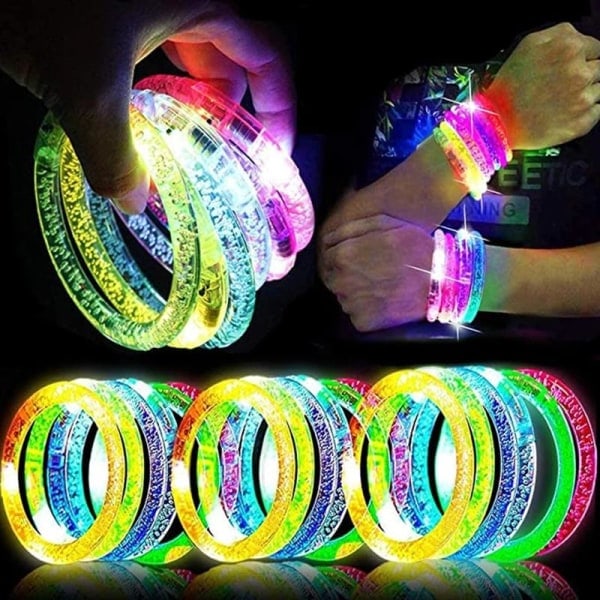 /HA/3-Pack - Glowsticks - Blinking LED Armband Multicolor