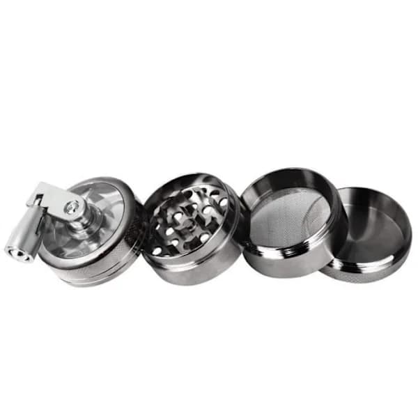Yrttimylly - Määrittelemätön - 4 osaa - Sinkkiseos - Hopea - 40 * 43mm