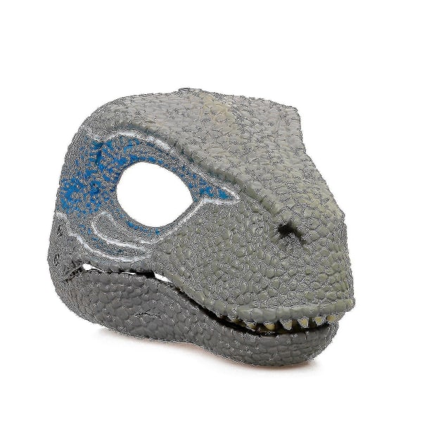 Dinosaurmaske Hovedbeklædning, Jurassic World Dinosaurlegetøj Med Åbning Bevægelig Kæbe, Velociraptor Maske & Tyrannosaurus Rex Maske Bundle