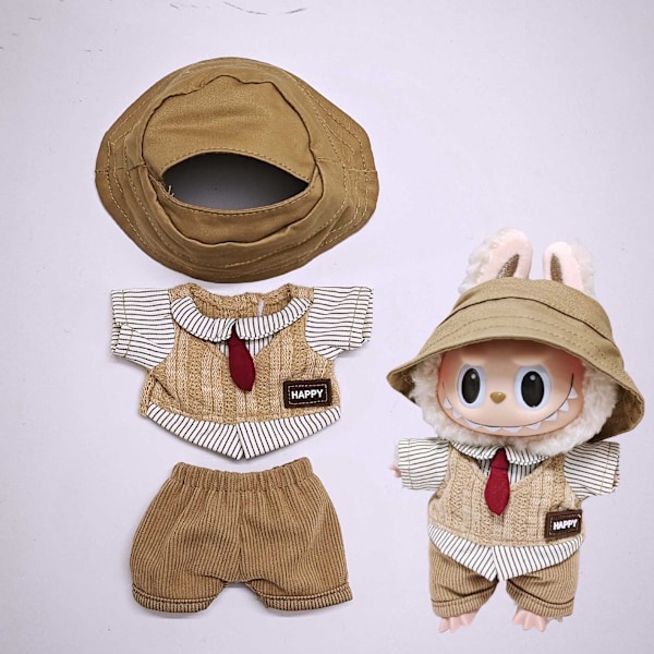 [HH]Labubu-vaatteet sopivat yhdelle, kahdelle ja kolmelle sukupolvelle Labubulle (vain vaatteet, nuket eivät sisälly) Top pants hat