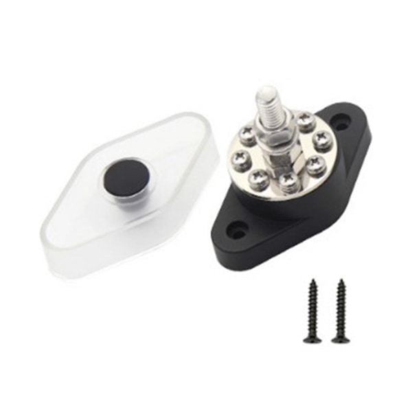 For Line Modification Accessories, svart Samleskinne 180a Høytstrøms Terminalstolpe Med Lokk Stud