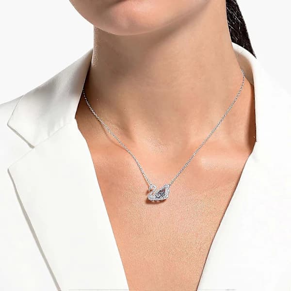 Dancing Swan-halsband, vit
