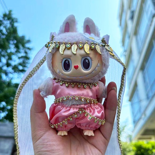 [HH] Labubu Designkläder och Skoväska Ull Kläder Dekorationer för Unisex för 2 till 4 År och 5 till 7 År