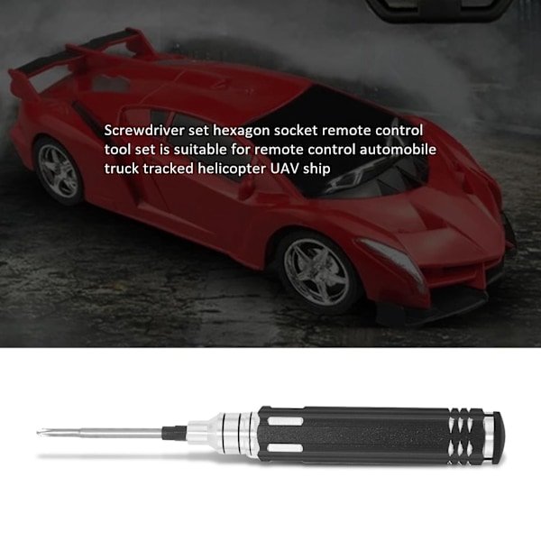 8-i-1 skruvmejselset Hex Socket RC Verktygssats för RC Bil Lastbil Crawler Helikopter Drone Båt