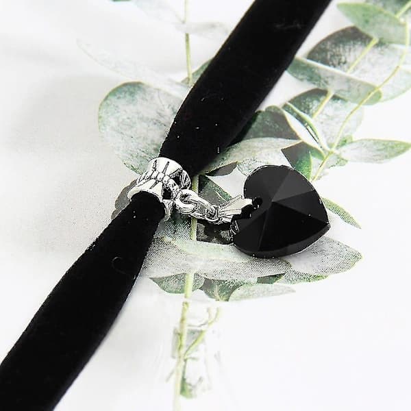12-delt chokerhalsbåndsett, elastisk, klassisk gotisk choker