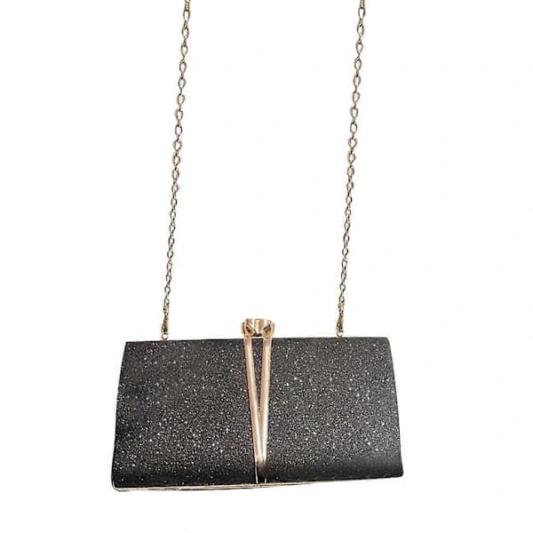 Glittrende bryllupspung til kvinder piger mode crossbody taske aftenpung