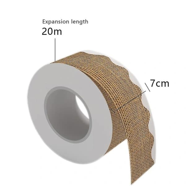 HA-Dekorativ jute-kant för klassrum, 20 meter